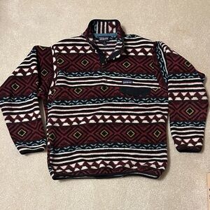Vintage Patagonia synchilla snap T Fleece pullover size Man’s Small